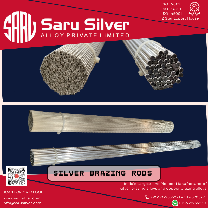 sarusilver's tweet photo. From varying diameters to custom lengths, Saru Silver delivers silver #brazing rods in multiple grades to meet diverse industry needs.

Because one size never fits all—our solutions are engineered for yours
To know more about our products Click Here-https://t.co/D3Y5KWyX0V https://t.co/tuDhRvDyL7