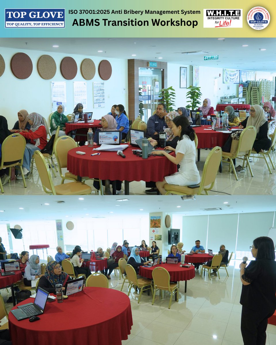 topglovecorp's tweet image. It further reinforces our governance framework under the MACC Act Section 17A (Corporate Liability), supports our ESG performance and Sustainability Index scoring, and aligns with the MACC’s T.R.U.S.T. principles.

#TopGlove #BusinessEthics #ESG #SustainabilityIndex