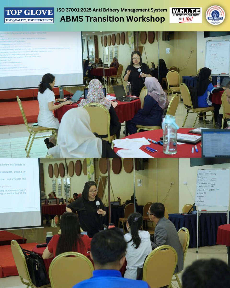 topglovecorp's tweet image. It further reinforces our governance framework under the MACC Act Section 17A (Corporate Liability), supports our ESG performance and Sustainability Index scoring, and aligns with the MACC’s T.R.U.S.T. principles.

#TopGlove #BusinessEthics #ESG #SustainabilityIndex