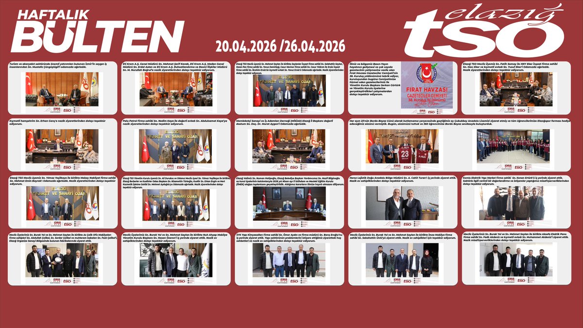Elazığ TSO tweet media