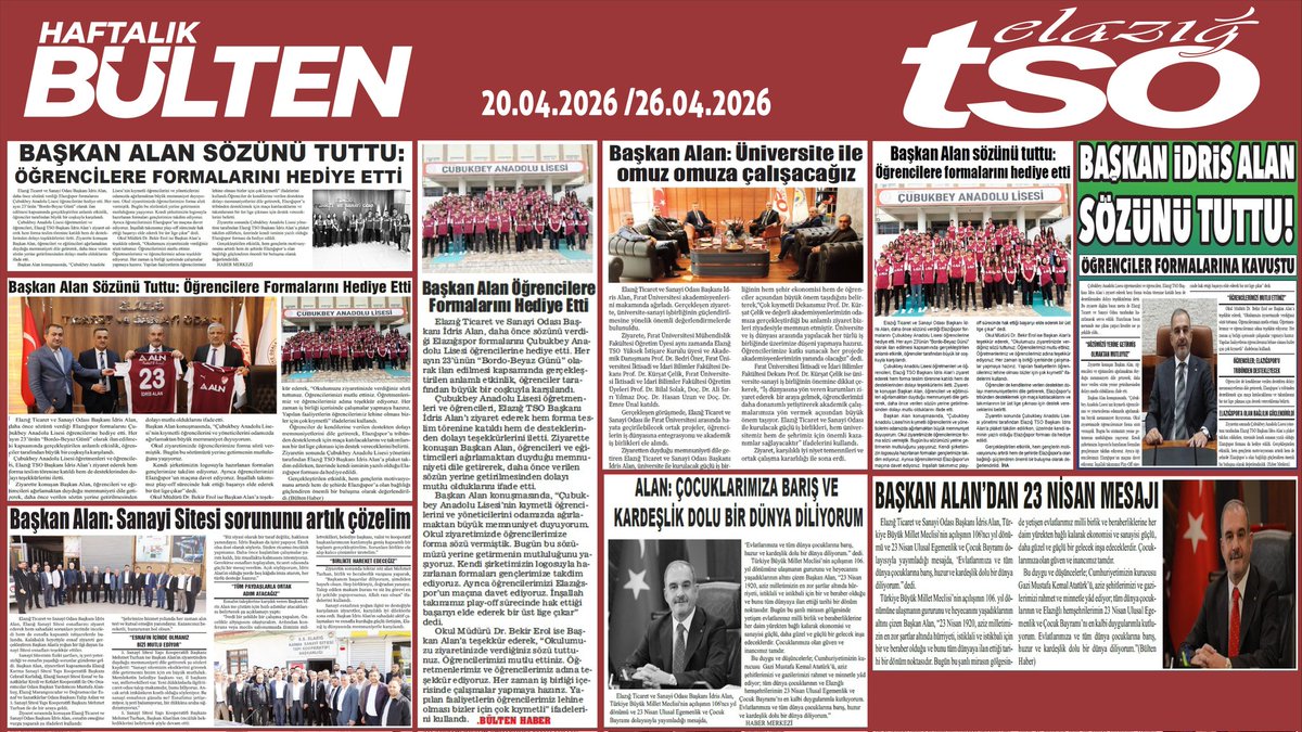 Elazığ TSO tweet media