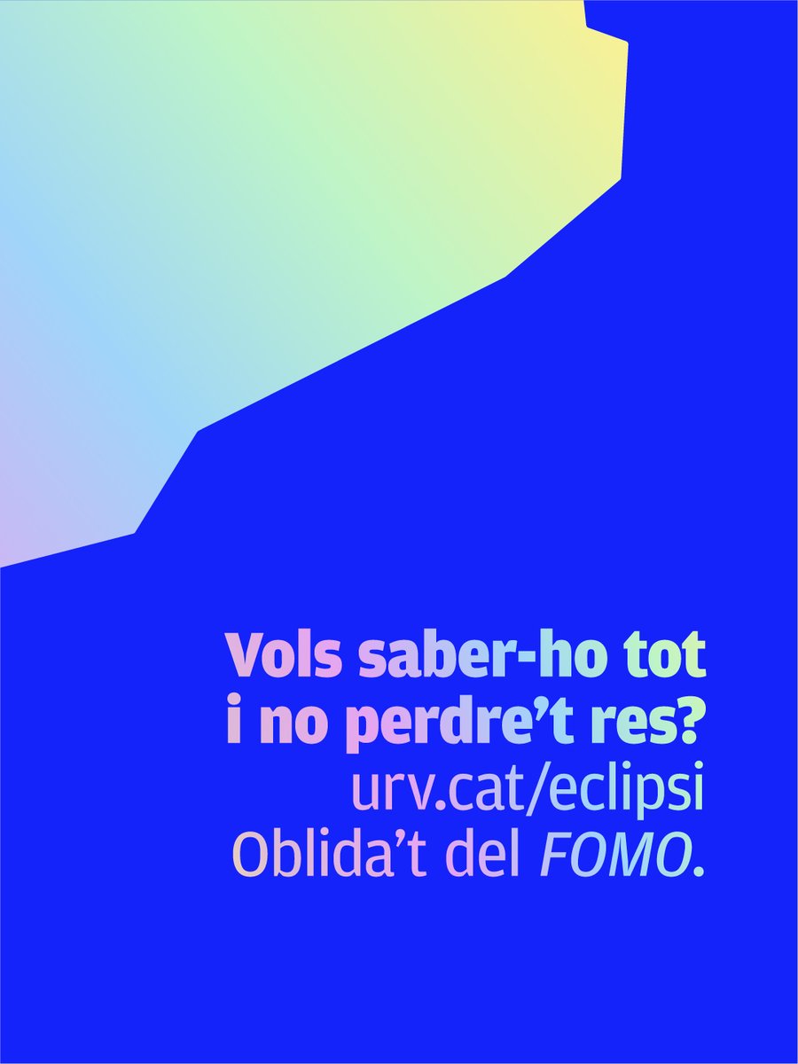 Universitat Rovira i Virgili tweet media