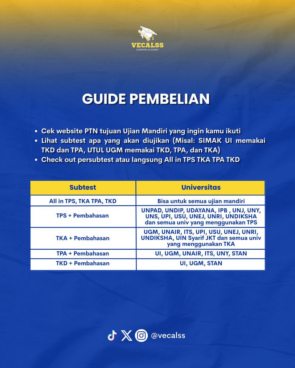 BIMBEL ONLINE/LES PRIVAT/KELAS SNBT KKI IUP 2026 tweet media