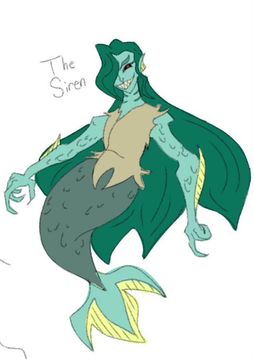 snorterofsugar's tweet photo. Fun fact (not really): The original design did not have legs. I added legs because a villain who can only swim is quite limited.

I don’t think this one came out too well. <8^/ https://t.co/DdlYbdoBWv