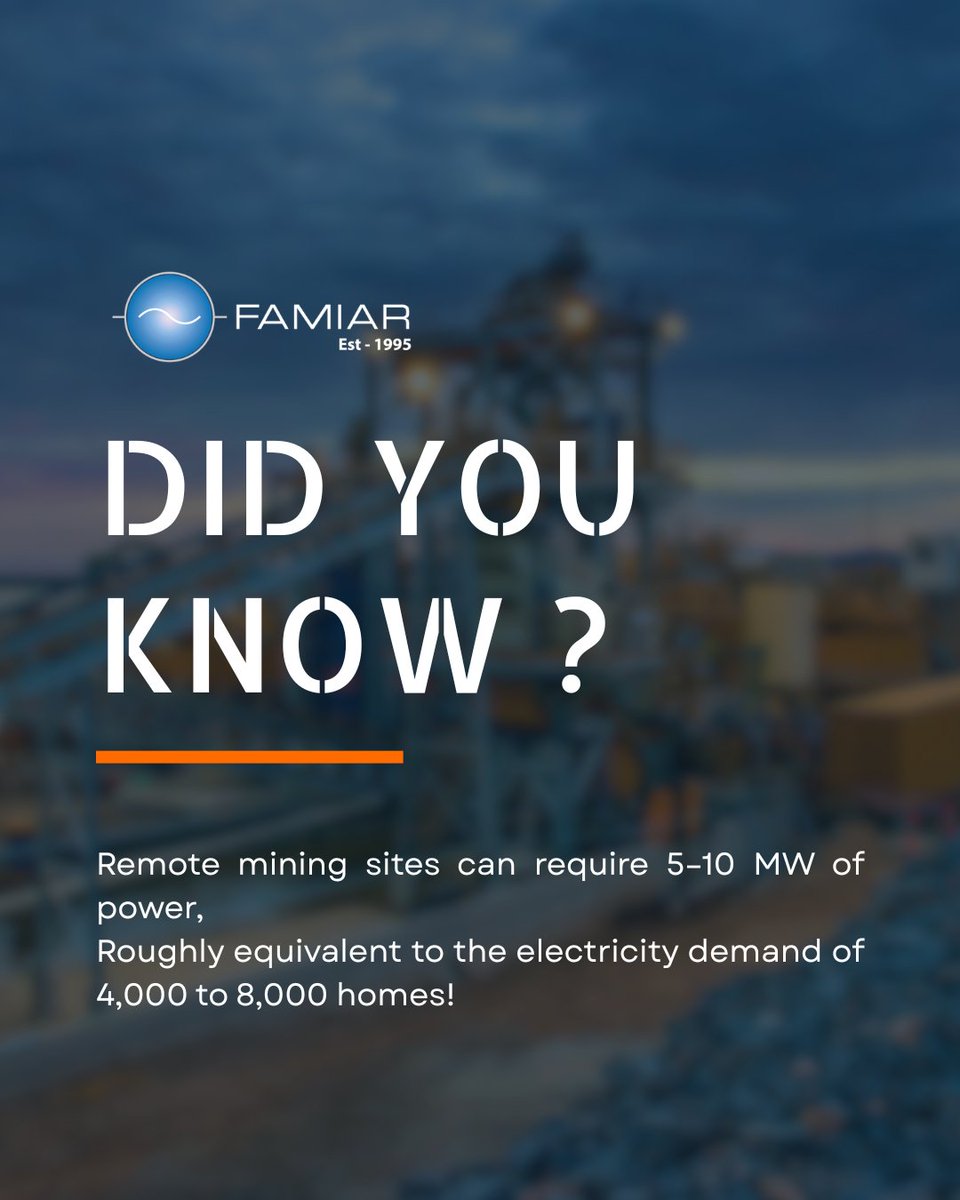 FamiarSystems's tweet image. We delivers precision engineered power solutions  for demanding operations where reliability isn’t optional.
0727317777
 famiar.co.ke

#PowerSolutions #IndustrialPower #MiningOperations #OffGridPower #EnergyEfficiency #PowerSystems #CriticalPower #EngineeringSolutions