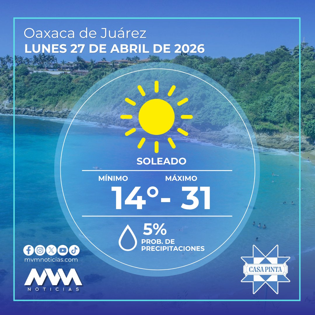 🥖 🥤Inicia la semana con algo delicioso  😋

🌞 Café Casa Pinta te espera,  disfruta del sol de Oaxaca y prueba nuestras deliciosas bebidas 🧋

👉instagram.com/casapintacafe/ 👈

#Clima #Oaxaca #Café
