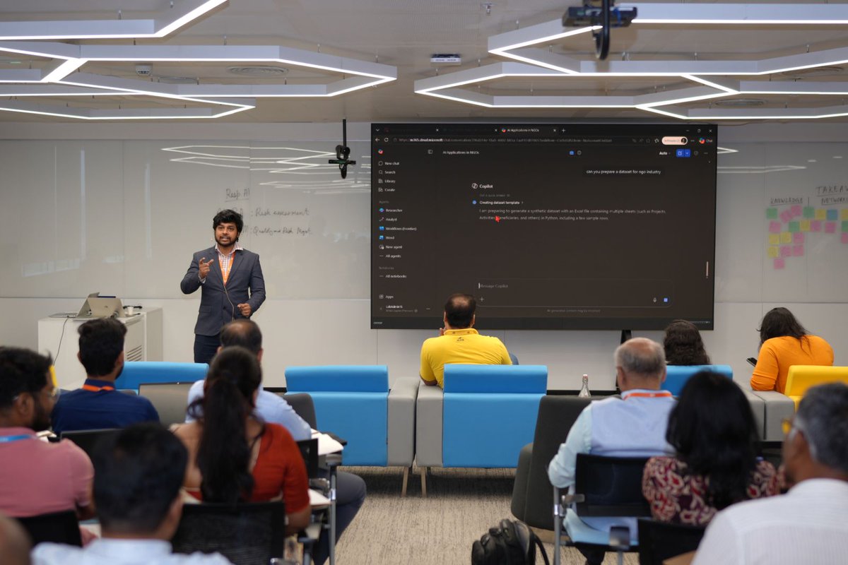 KoenigSolutions's tweet photo. Under the @microsoft Elevate initiative-@koenigsolutions successfully concluded the AI &amp; Analytics for Non-Profits Masterclass 2026.

💻 Discover AI Skills Navigator: https://t.co/qm0GD6FvE6

#KoenigSolutions #KoenigTraining #MicrosoftElevate  #StepForward #GetCertified https://t.co/HDeFqkVHE6