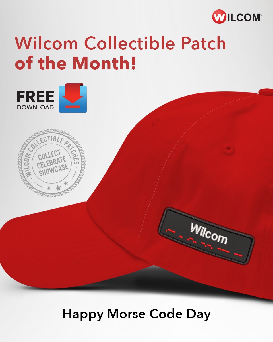 Wilcom_Int's tweet image. Wilcom’s next Collectible Patch is here 👀
Can you read this? 

 .... .- .--. .--. -.--   -- --- .-. ... .   -.-. --- -.. .   -.. .- -.-- 

“Happy Morse Code Day”😉

Download yours free:  zurl.co/AsiOJ 

#Wilcom #MorseCodeDay #Embroidery #CollectiblePatch