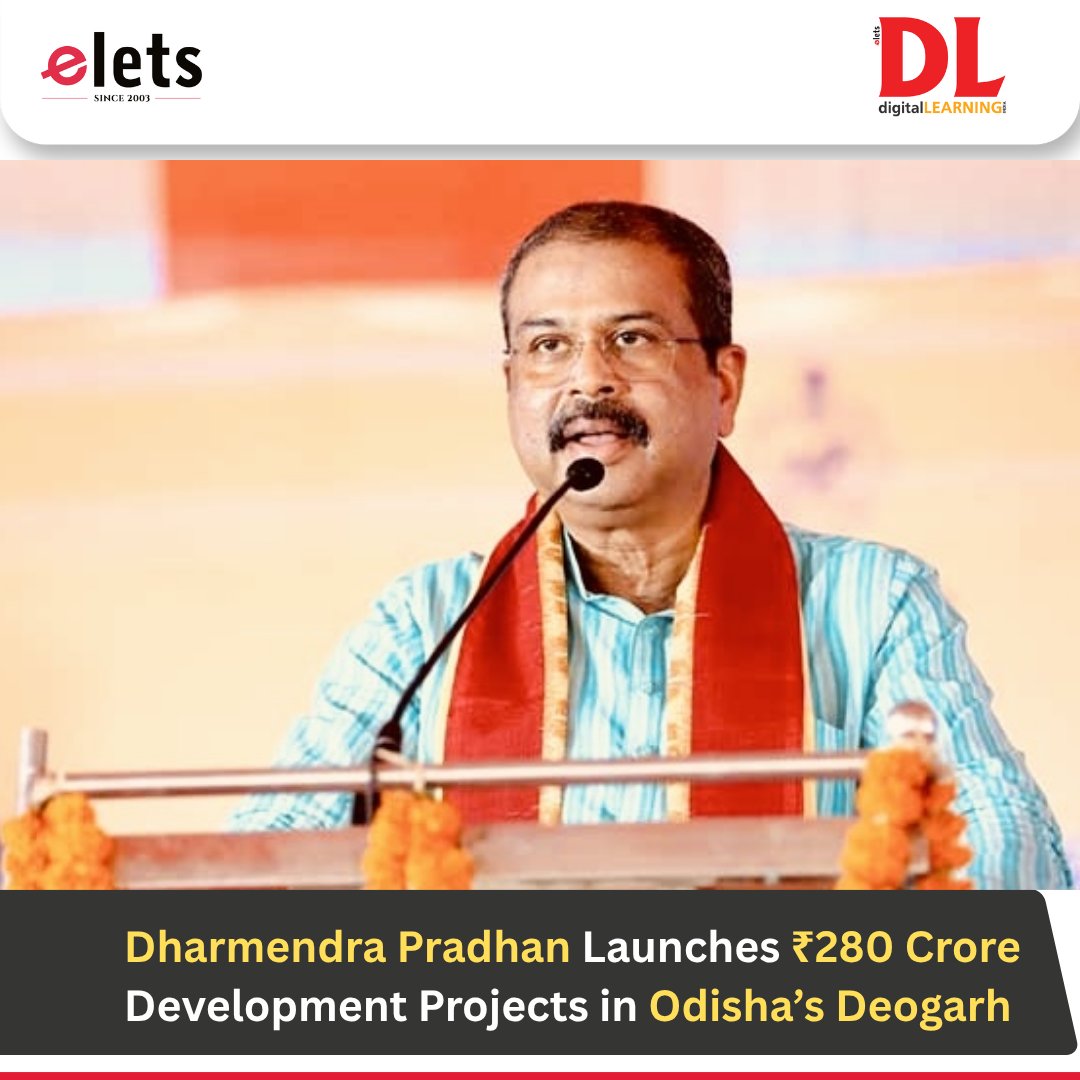 dl_magazine's tweet image. Dharmendra Pradhan, Union Education Minister and Member of Parliament from Sambalpur, inaugurated and laid foundation stones for 124 development projects worth around ₹280 crore in Deogarh...

Read More: lnkd.in/gn-jz3-K

#DevelopmentProjects #InfrastructureGrowth