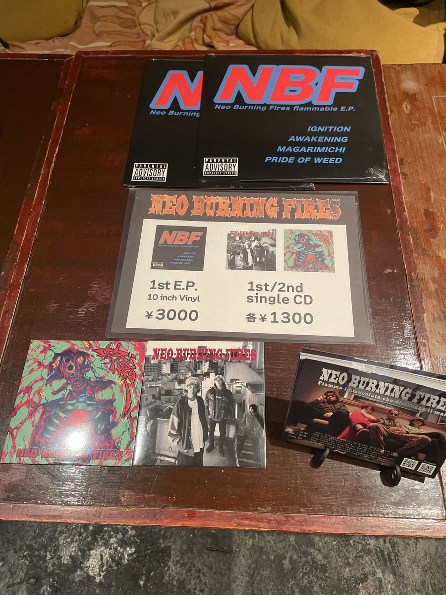 NBFのバイナル購入しました！ そして、無理を言ってサイン書いて