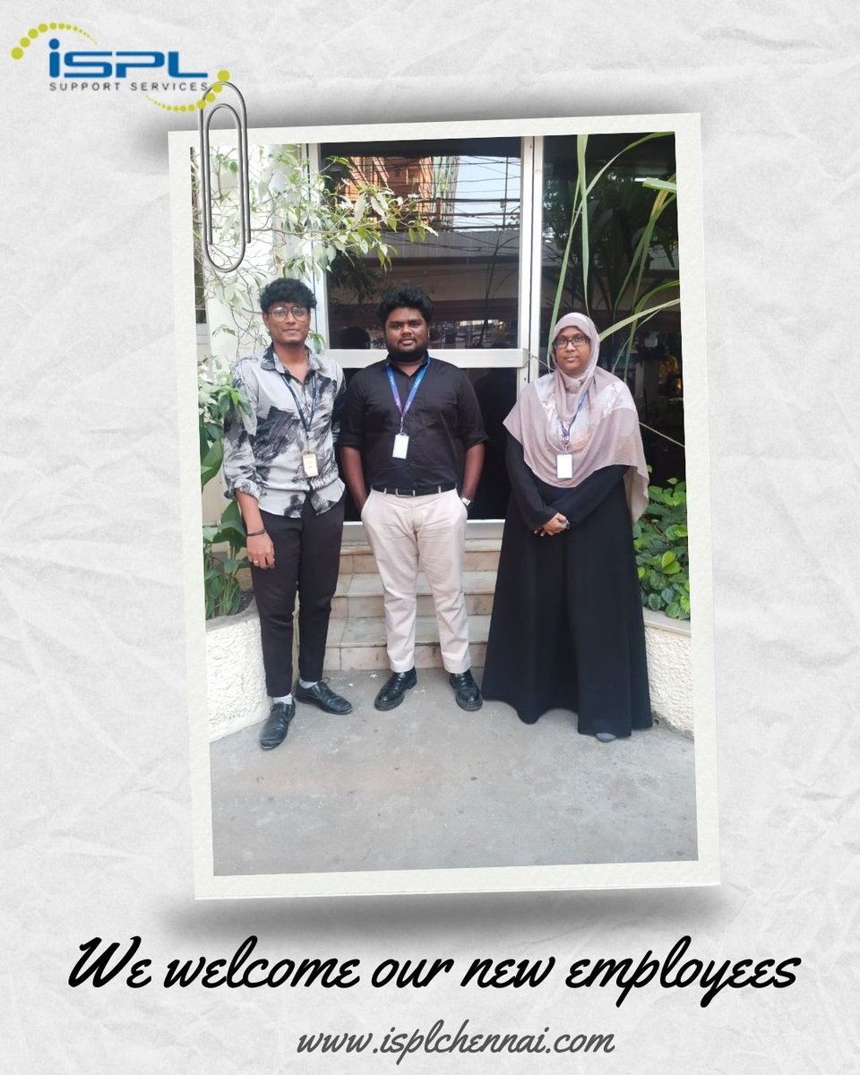 isplchennai's tweet image. Our ISPL family just got a little bigger! 🚀

We are thrilled to welcome our new employees to the team. Their expertise will be key as we continue to scale our 24/7 support and intelligent BPO operations.

Onward and upward!
isplchennai.com📈

#NewHires #ISPL #TeamGrowth