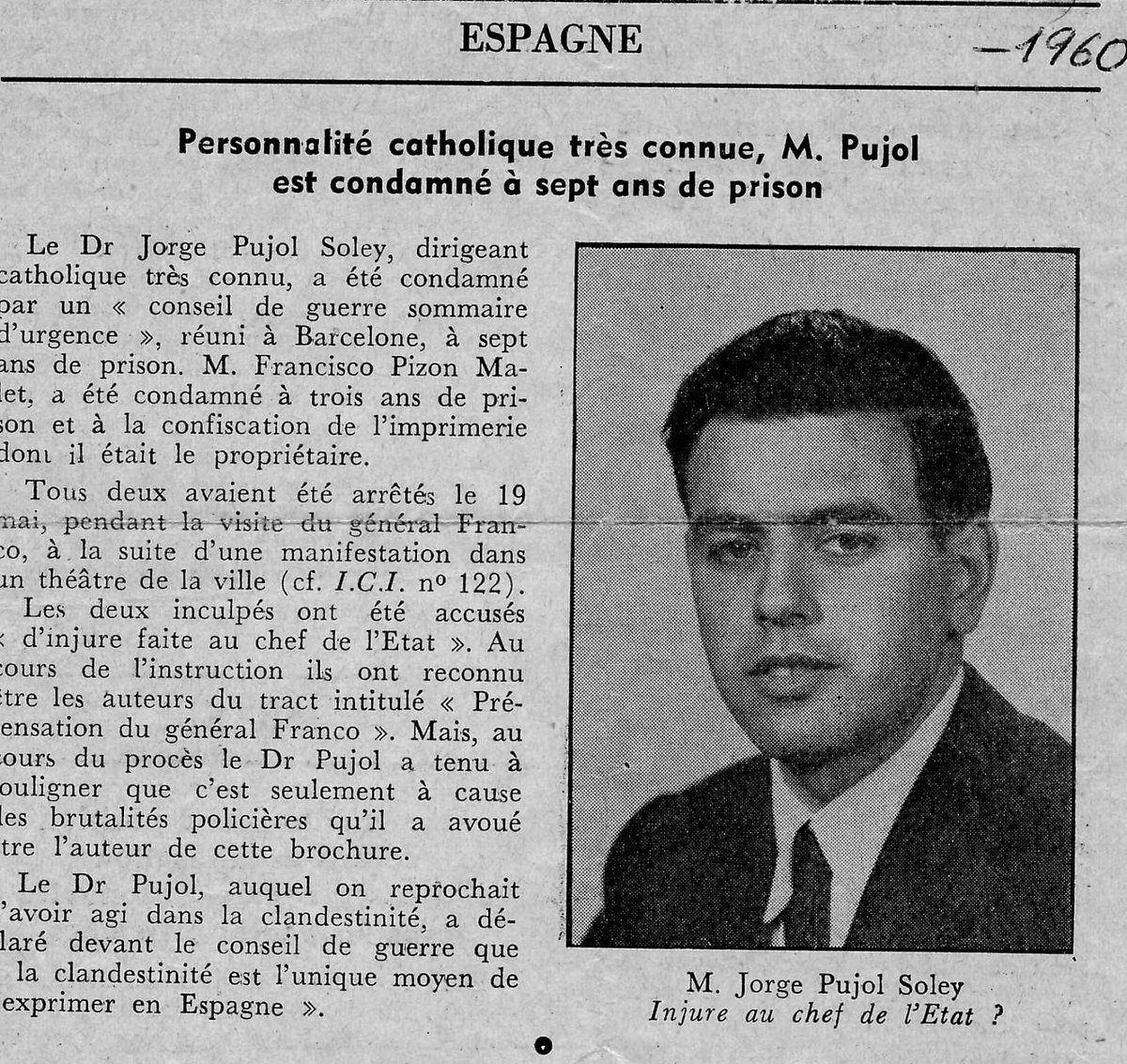 Avui més que mai amb el president Pujol, a qui han intentat enfonsar tantes vegades i mai se n'han sortit. El seu llegat de lluita i construcció nacional en favor de Catalunya és el que no li poden perdonar.