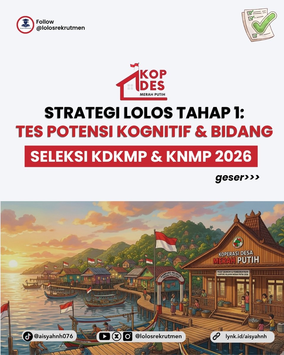 Lolos CPNS, OJK, BUMN, dan Tes Kerja tweet media