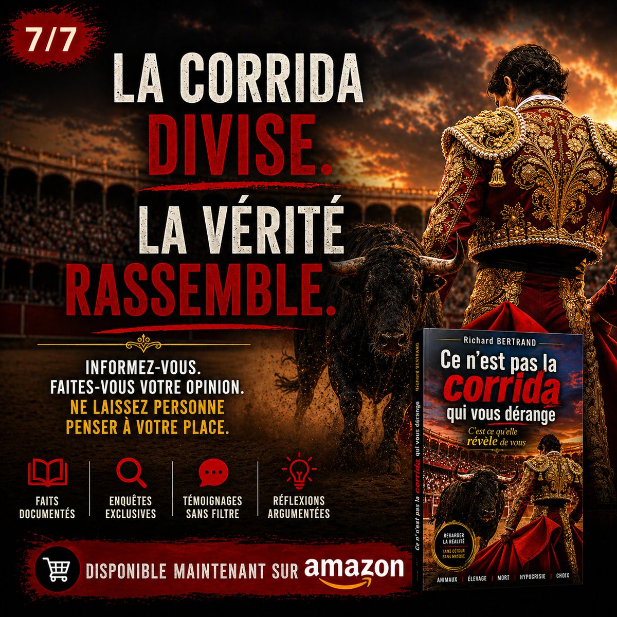 IloveCorrida's tweet photo. En exclusivité sur @amazon https://t.co/VCs5EMJHgv https://t.co/5VRnFVZ9Rt