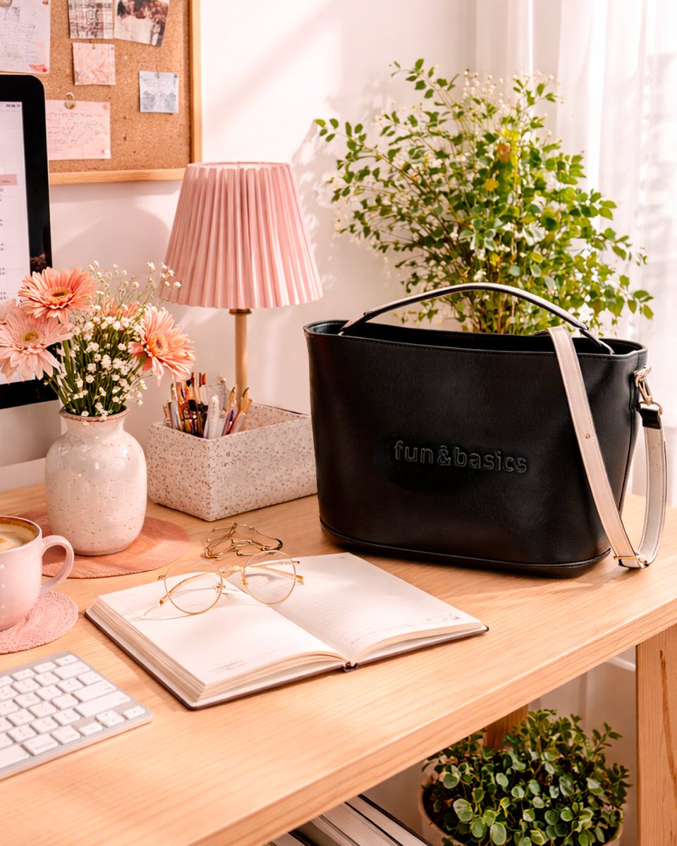funandbasics's tweet image. Tu mejor compañero de trabajo, de estilo y de vida. 🖤✨
 Porque hay bolsos que no solo completan el look: te acompañan en todo.
#WorkStyle #OfficeLook #EverydayStyle #FunAndBasics