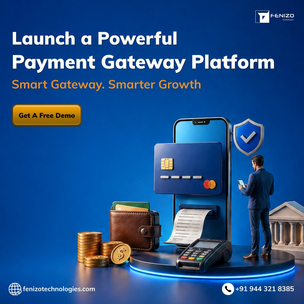 FenizoTechs's tweet image. Ready to launch your own payment gateway? 💳🚀
Build, scale, and earn with a powerful fintech solution.
Real-time transactions ⚡ | Secure 🔐 | Multi-currency 💰
👉 fenizotechnologies.com
#PaymentGateway #Fintech #Startup #PaymentGatewayPlatform #DigitalPayments