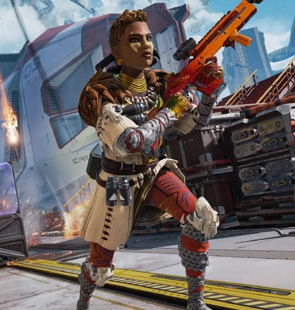 TheMetaDaisies's tweet image. From the opening roster of Apex, Bangalore was the most aggro and powerful character. To see a Black woman occupy that role instead of a big white guy was so cool. Bangalore is equal parts destructive as she is strategic. 

#TheMetaDaisies #ApexLegends #Bangalore