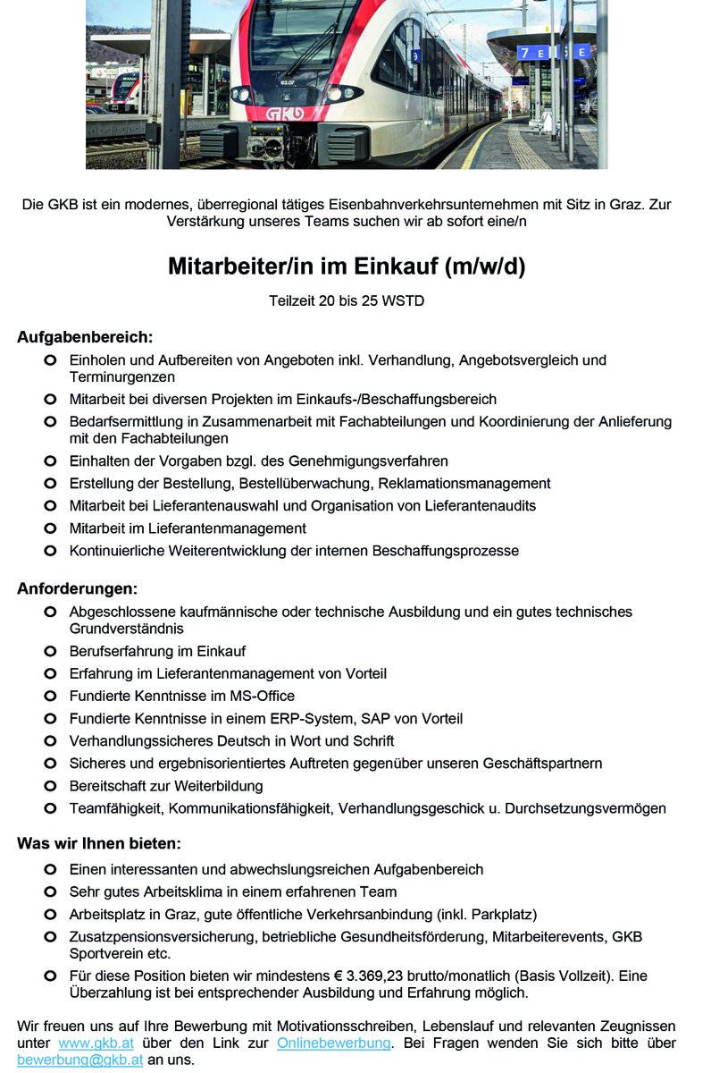 GKB_Steiermark's tweet photo. Kaufmännische Talente aufgepasst - Bewerbt Euch jetzt bei der GKB! Alle Infos hier: https://t.co/Rn4PlDRbpF