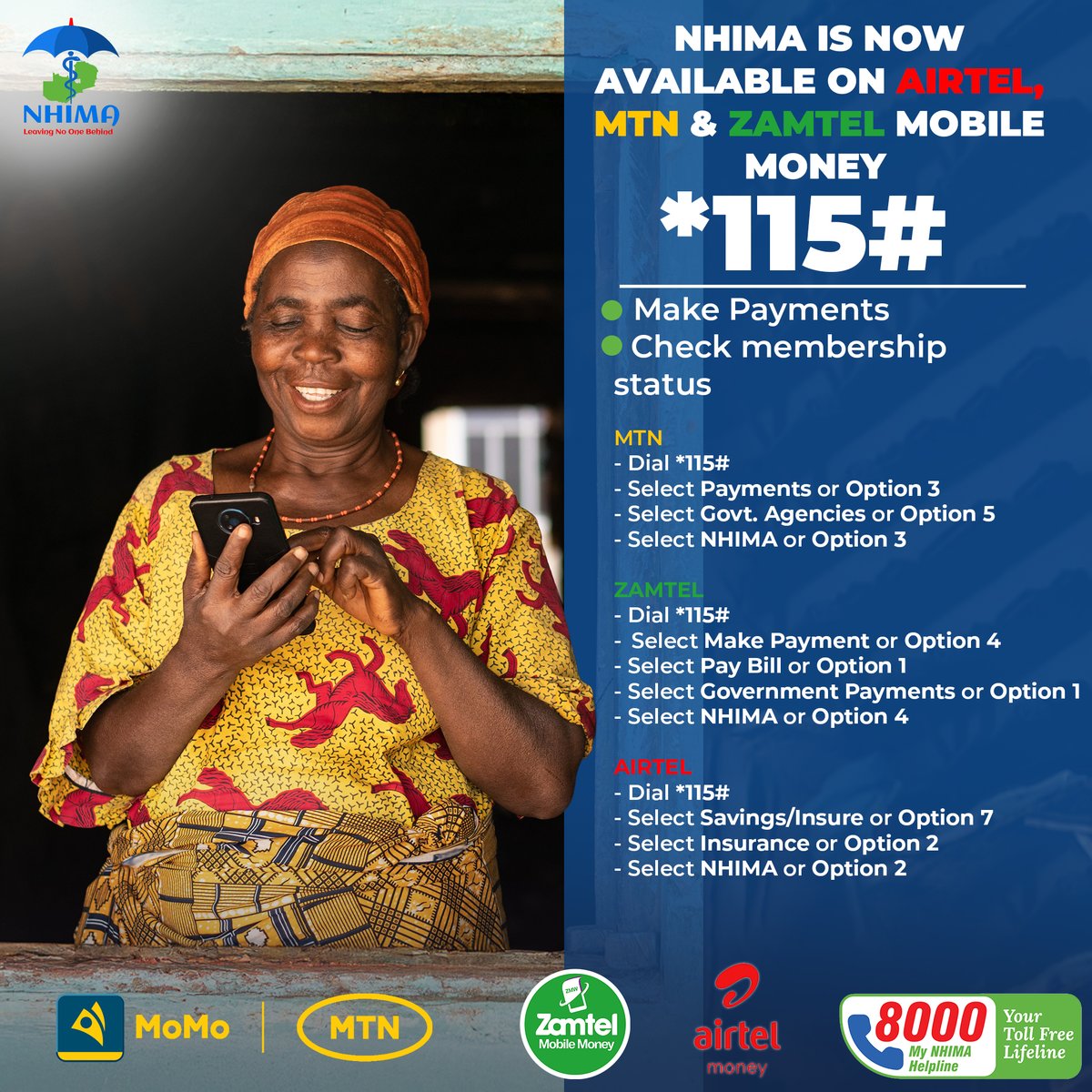 NHIMA_'s tweet photo. Ensure you submit your April 2026 NHIMA returns &amp; contributions by 10th of May, 2026 to keep your health coverage active.

#NHIMA #HealthForAll https://t.co/tUMdjG9bwL