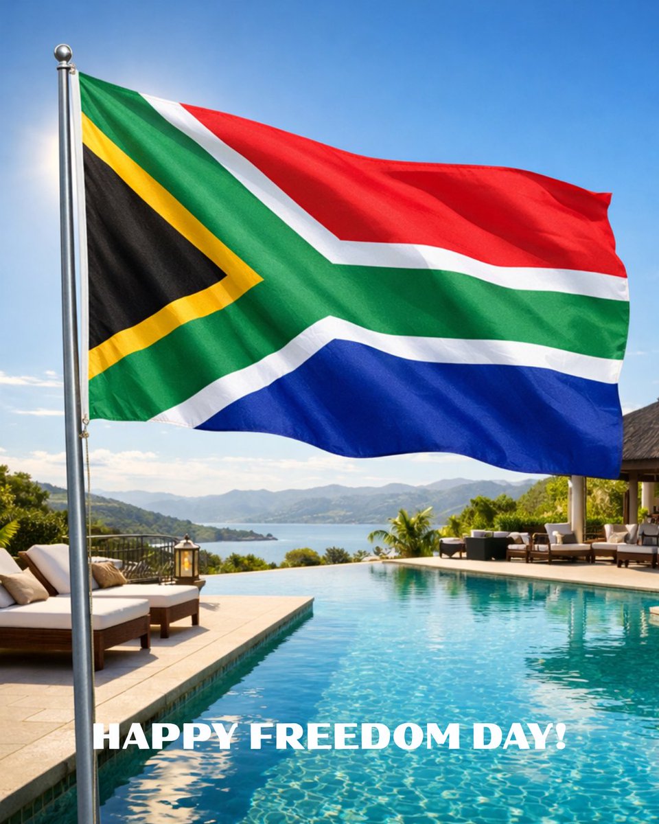 🇿🇦 Freedom to live. Freedom to create. Freedom to enjoy.

Happy Freedom Day, South Africa from The BLUPOOL Team!

#blupoolparadise #blupoolsa #poolmaintenance #luxurypools