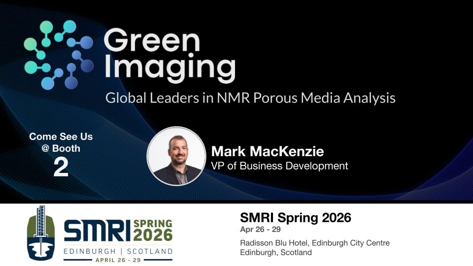 GreenImagingT's tweet photo. We’re here at SMRI 2026 in beautiful Edinburgh, Scotland!

Our main purpose here is to connect with the mining research community and understand your research challenges.  
We’d love to talk with you about how NMR can help with yield estimations, hydrologic model refinement, flow efficiency predictions, and optimizing well placement and extraction techniques.

Find us at Booth #2 to talk NMR techniques!

@SolutionMining 
#SMRI #SMRIEdinburgh2026 #NMR #SolutionMining #BrineProduction, #UndergroundStorage #MiningEngineering, #GeologicalEngineering
