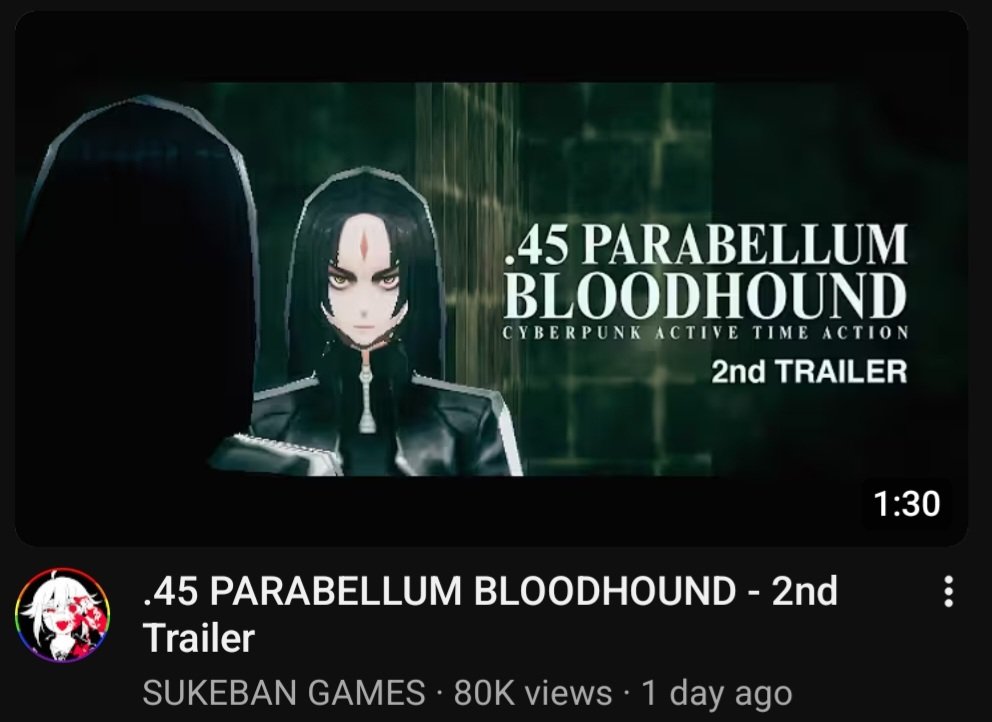 GkElecttronika's tweet image. 45 Parabellum Bloodhound TRAILER 2 👀 (a blue moon rare hidden gem 💎) [#Videogame #rare #hiddengem #bluemoon #cyberpunk #CyberpunkEdgerunners #parabellumbloodhound #45pb #hype]