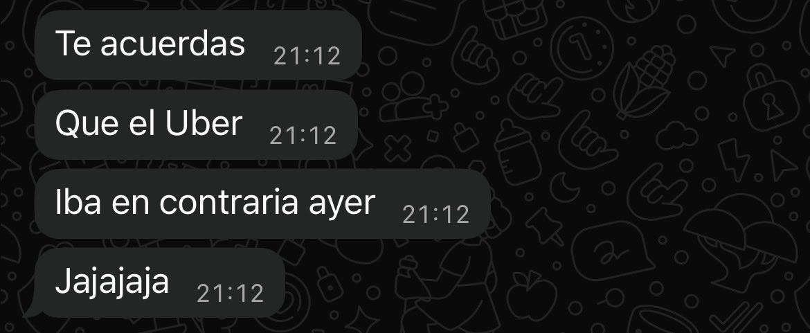 quien iba peor el uber o yo
