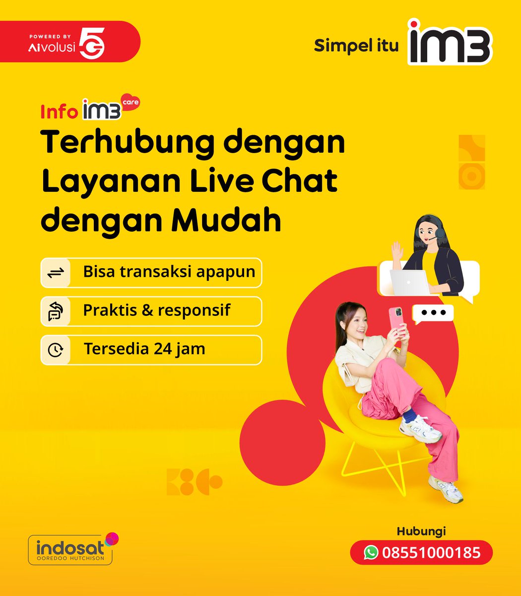 IM3 Care tweet media