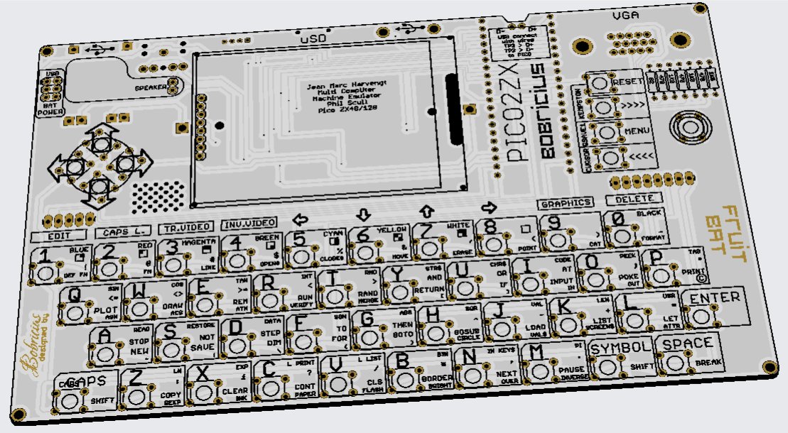 Latest #PICOZX - Handheld ZX Spectrum LCD&VGA Improvements: -Pico2