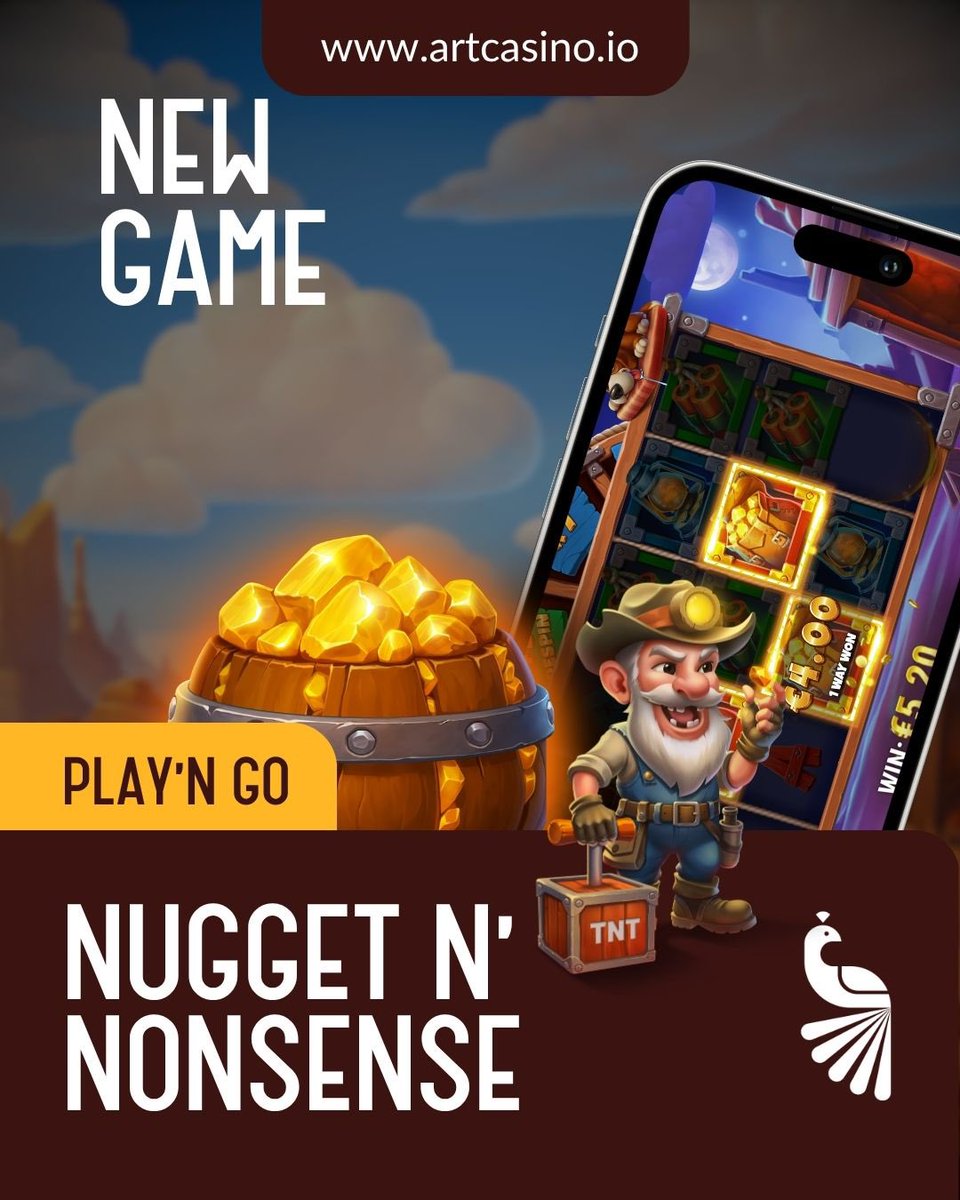 ThorCasino's tweet image. 🎰💥 Dive into the chaos of Nugget n’ Nonsense!  
Gold flying, multipliers popping, pure madness in every spin 🤠🪙  
Ready to strike treasure?
 #NuggetNNonsense #SlotGame #BigWinEnergy