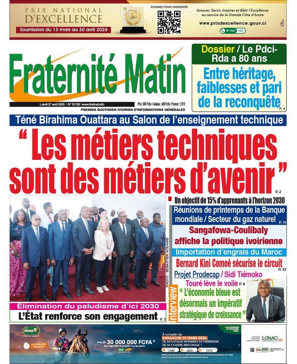 Fraternité Matin tweet media