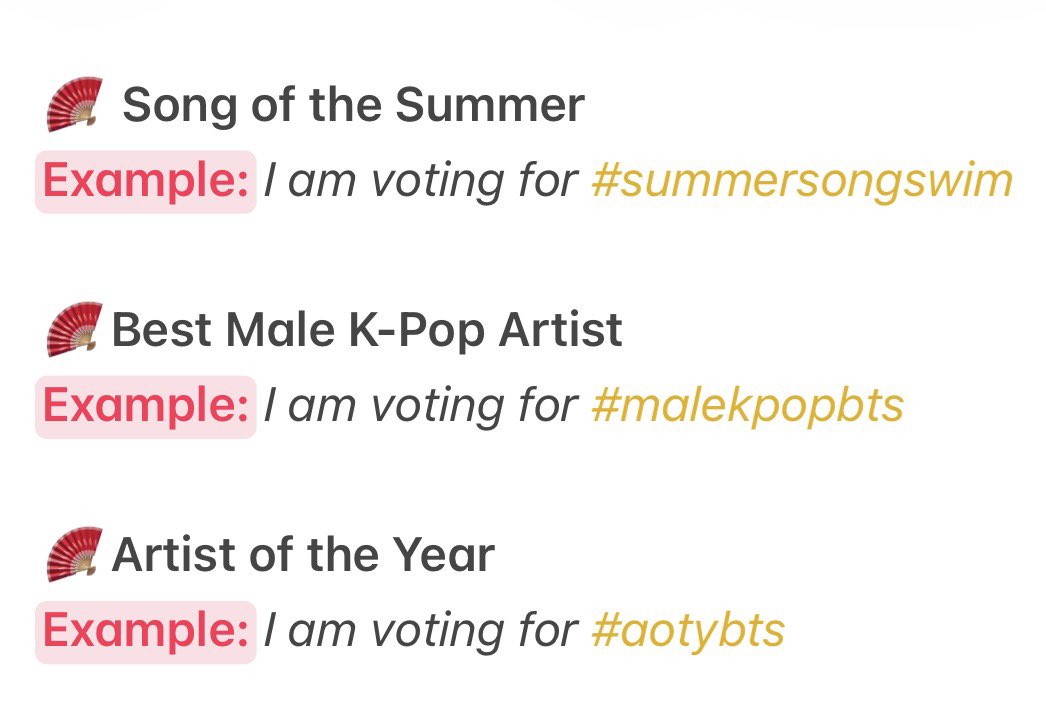 ً zsachie⁷: vote BTS on AMAs!🗳️ tweet media