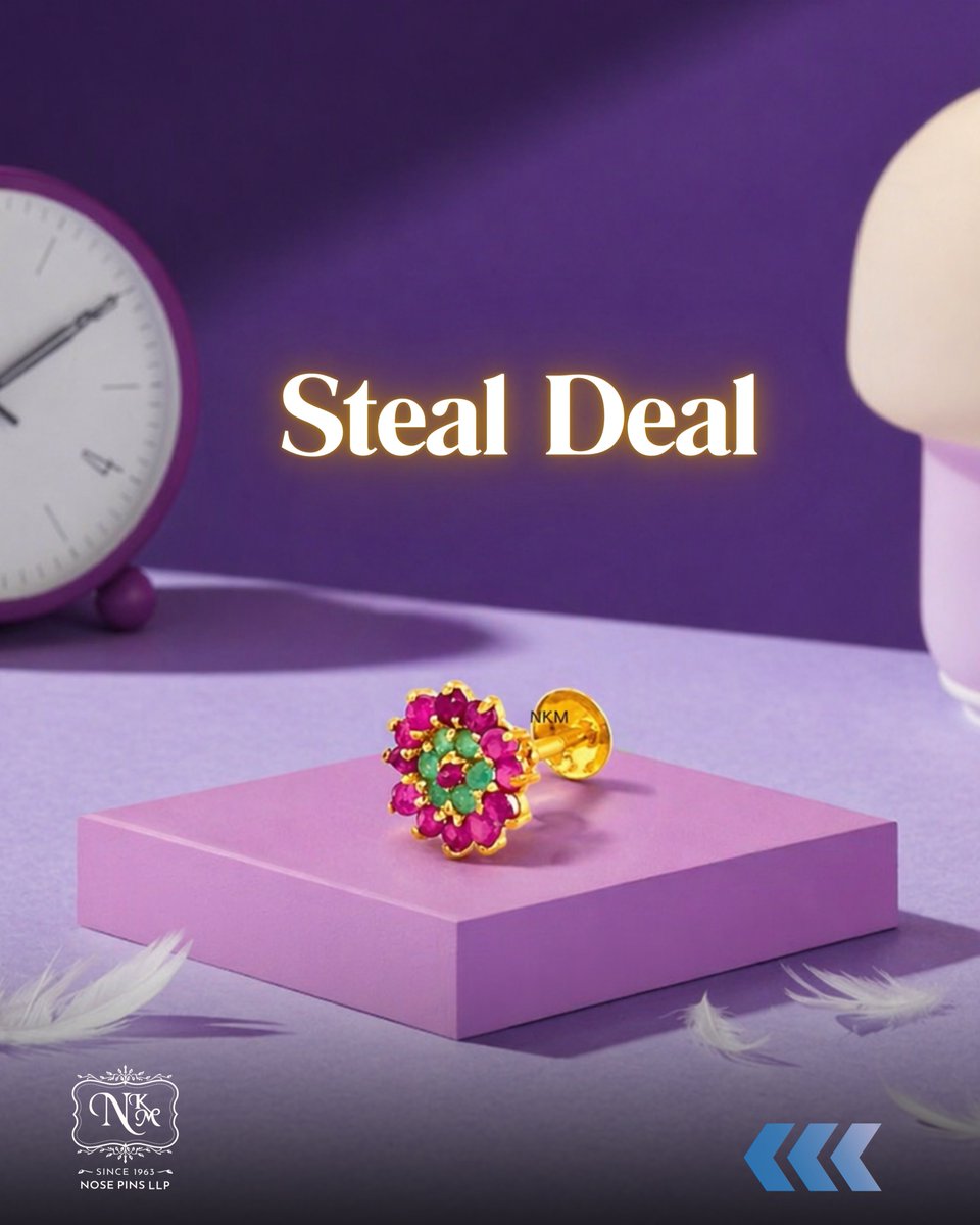 nkmnosepinsllp's tweet image. New Nosepins Gen-Z Collection available at NKM Nosepins LLP! 
Contact Us: 9839144296

#lightweight #offer #collection #event #genz #nkmnosepins #gold #viral #trend