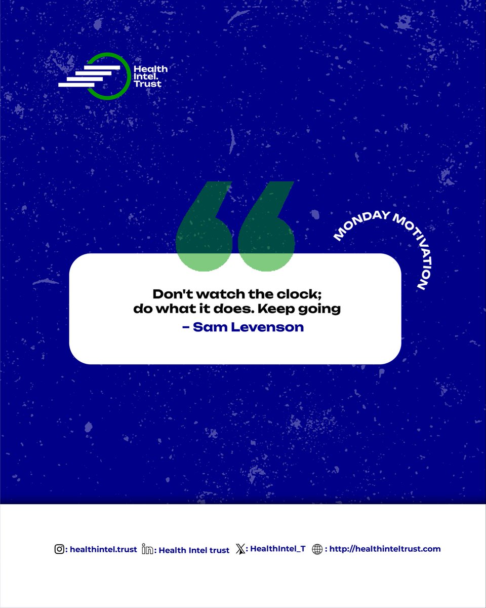 HealthIntel_T's tweet photo. #mondaymotivation #healthinteltrust #digitalhealth https://t.co/3kSXoT8bTP