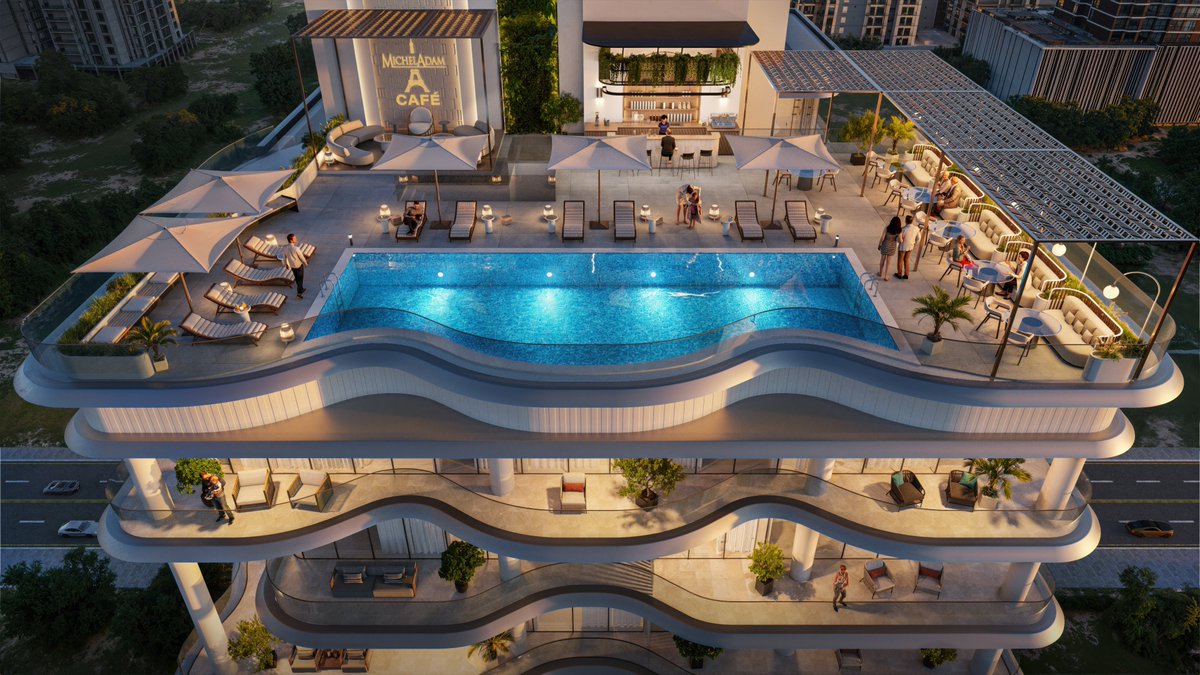 raredesignhive's tweet image. Rooftop luxury visualized with high-end 3D exterior rendering for real estate marketing impact. raredesignhive.com #3DVisualization #ExteriorRendering #RealEstate