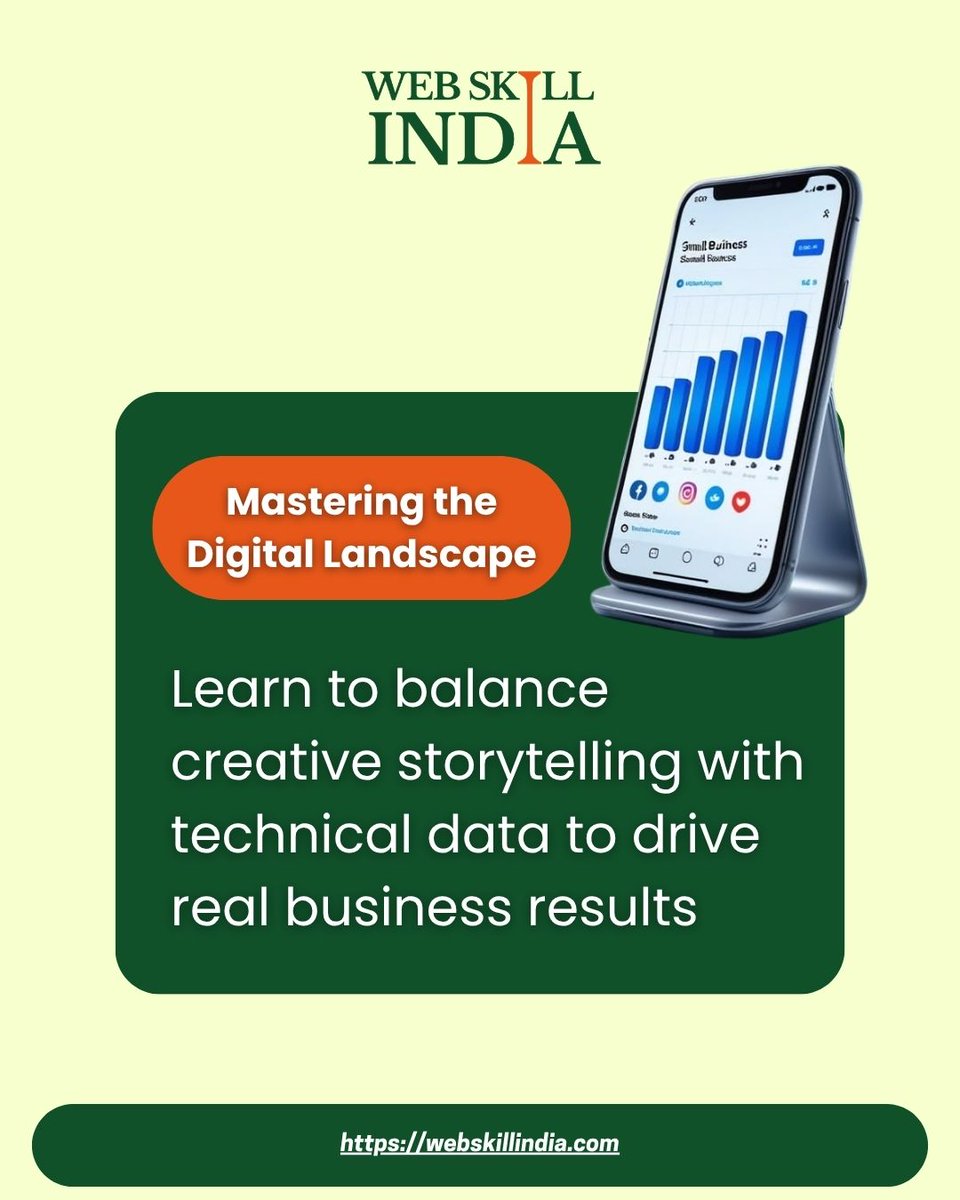 webskillindia's tweet image. Digital marketing = creativity + strategy + data + AI.
It’s one of the most in-demand skills today.

Don’t just learn, build real experience with live projects.
Your digital career starts here.

👉 Join WebSkill India

#DigitalMarketing #CareerGrowth #LearnSkills #FutureSkills