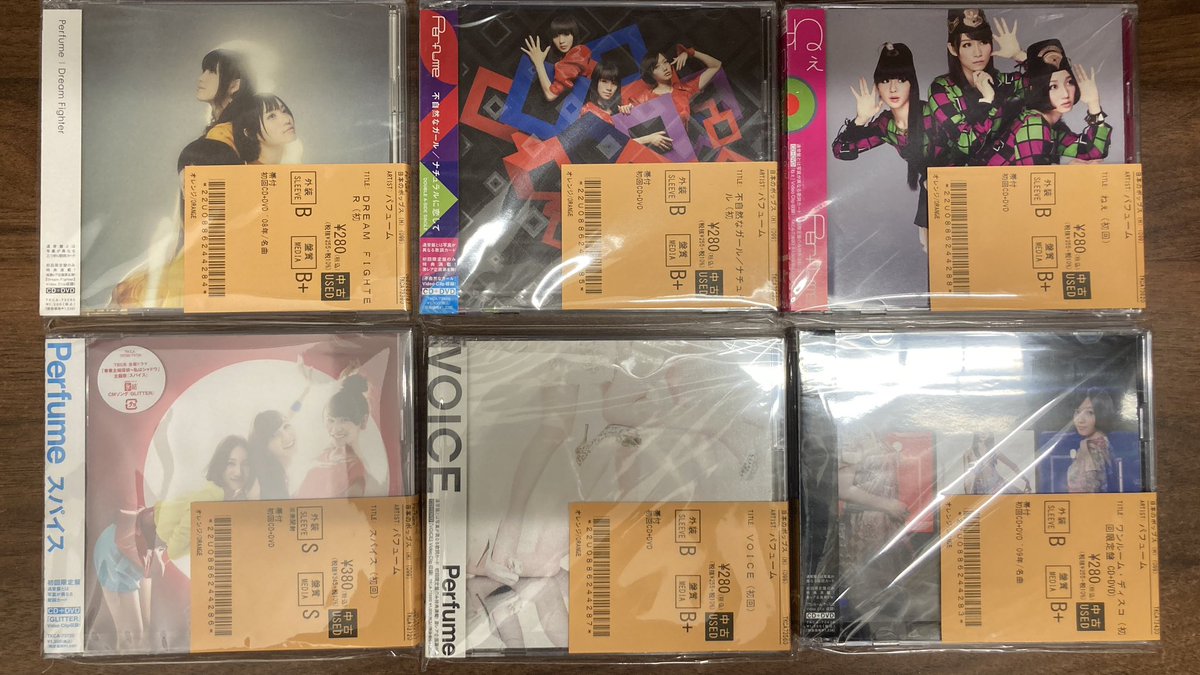 中古商品情報】 PerfumeのCDをまとめて入荷致しました💿✨ 盤が綺麗
