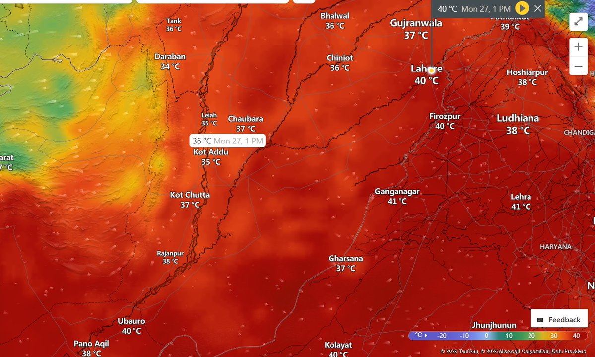 faisalnadim88's tweet image. Pakistan is cooking right now from Sindh  to Punjab 40C.
Use shelters and water guys.
#Pakistan #weather #Summer
