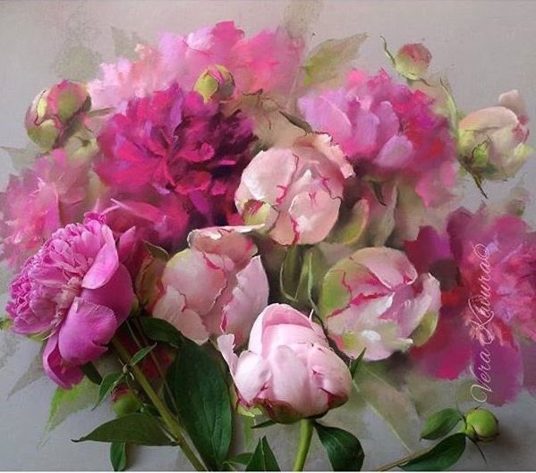 Good Morning Everyone 
Vera Kavura 
Ukrainian artist using pastels as her media 
Not many pieces of art today.
It’s going to be difficult as I have to go and identify Stees body .
This maybe when it hits me  worst
