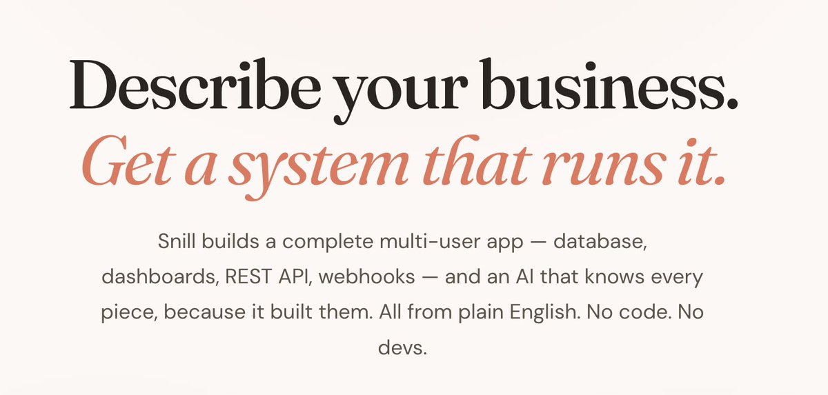 Snill AI tweet media
