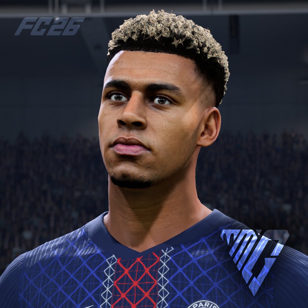 MMG_Facemaker's tweet image. Désiré Doué 2026 V2🇫🇷

-MMG Face Update Series✨

-Now Available🔥

#FC26 #FC25