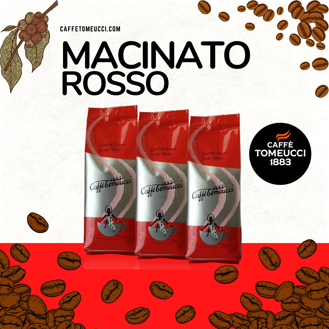 ⬇⬇ Macinato Rosso ⬇⬇
caffetomeucci.com/macinato-rosso/

☕ #CaffèTomeucci1883
🗺 Via della Stazione 9/11, Aprilia LT
📲 +39 06 92 70 40 37
🌐 caffetomeucci.com
📧 info@caffetomeucci.com

#CaffèTomeucci #caffe #caffè #espresso #cappuccino #bar #rome #italy