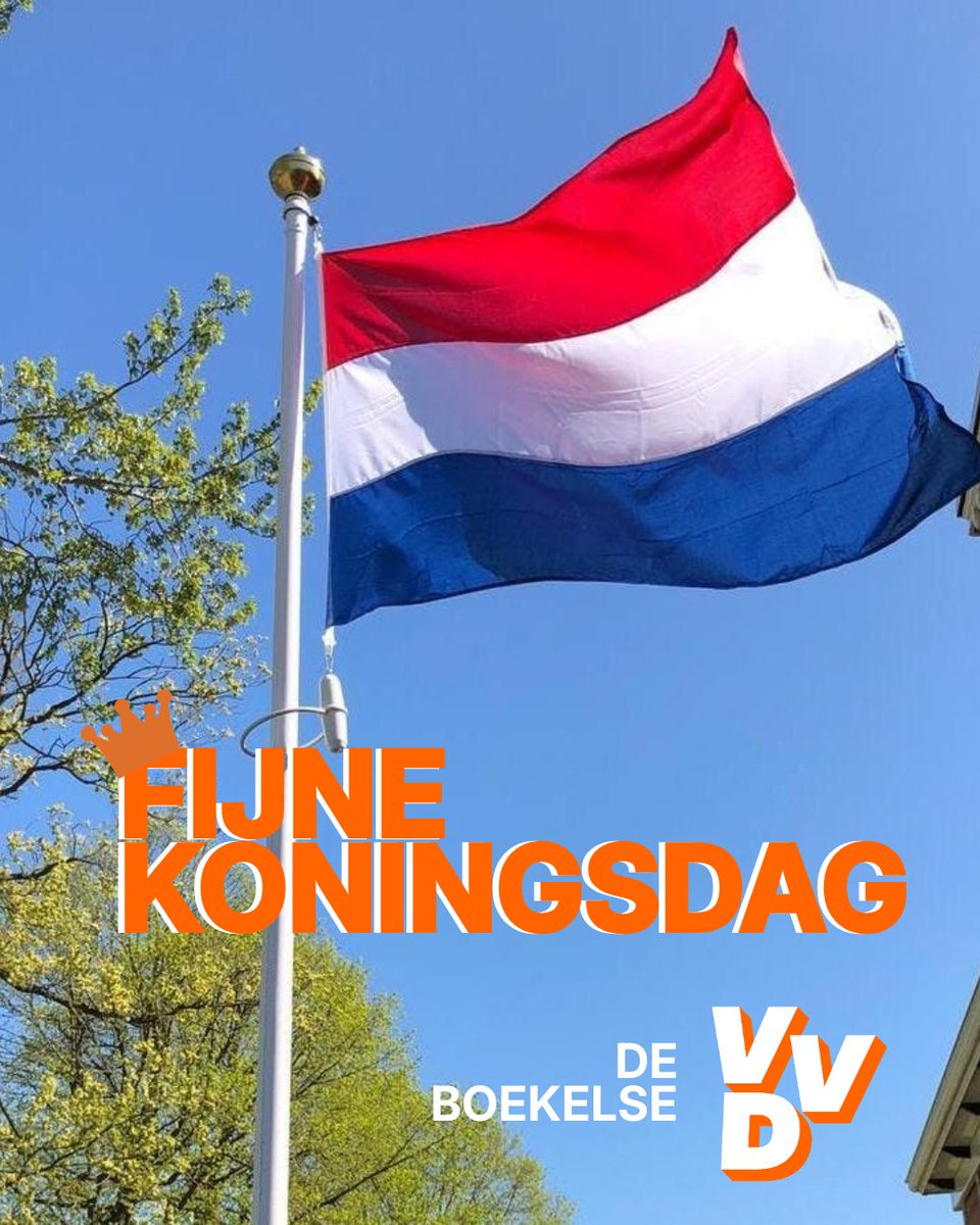 Oranje boven in Boekel!👑 Namens de Boekelse VVD een heel fijne Koningsdag toegewenst! #koningsdag #boekel #venhorst #vvd #vvdboekelvenhorst