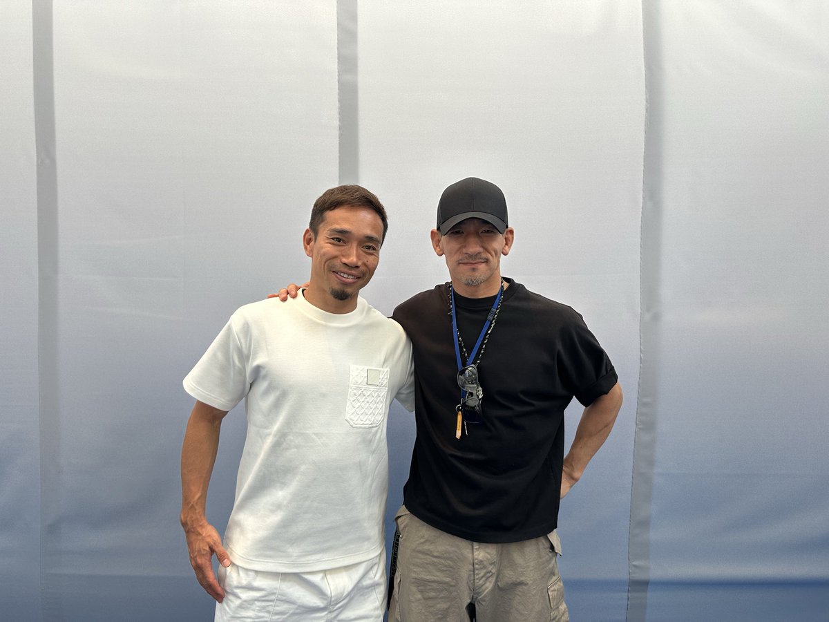 RT @YutoNagatomo5: My legendと最高の時間😎 ヒデさんが