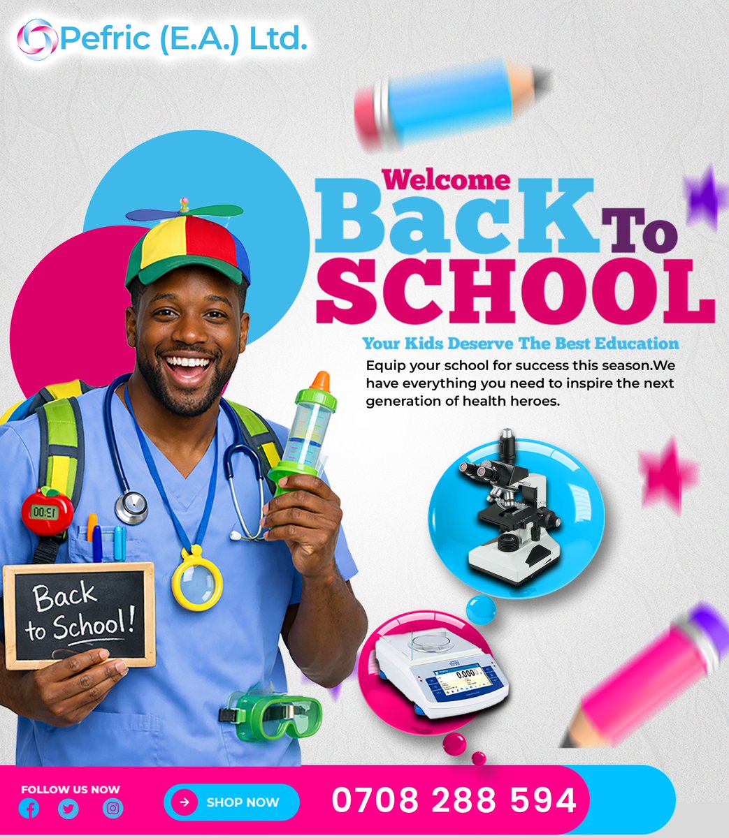 EPefric's tweet photo. This season, empower your classrooms, institutions and laboratories with Pefric E.A. Ltd. From microscopes to medical models, we supply the tools that help students learn, teachers inspire, and institutions excel.
📞 Call/WhatsApp: 0708 288594 
#pefriceastafrica #medicalsupplies https://t.co/HR8MHZRZMw