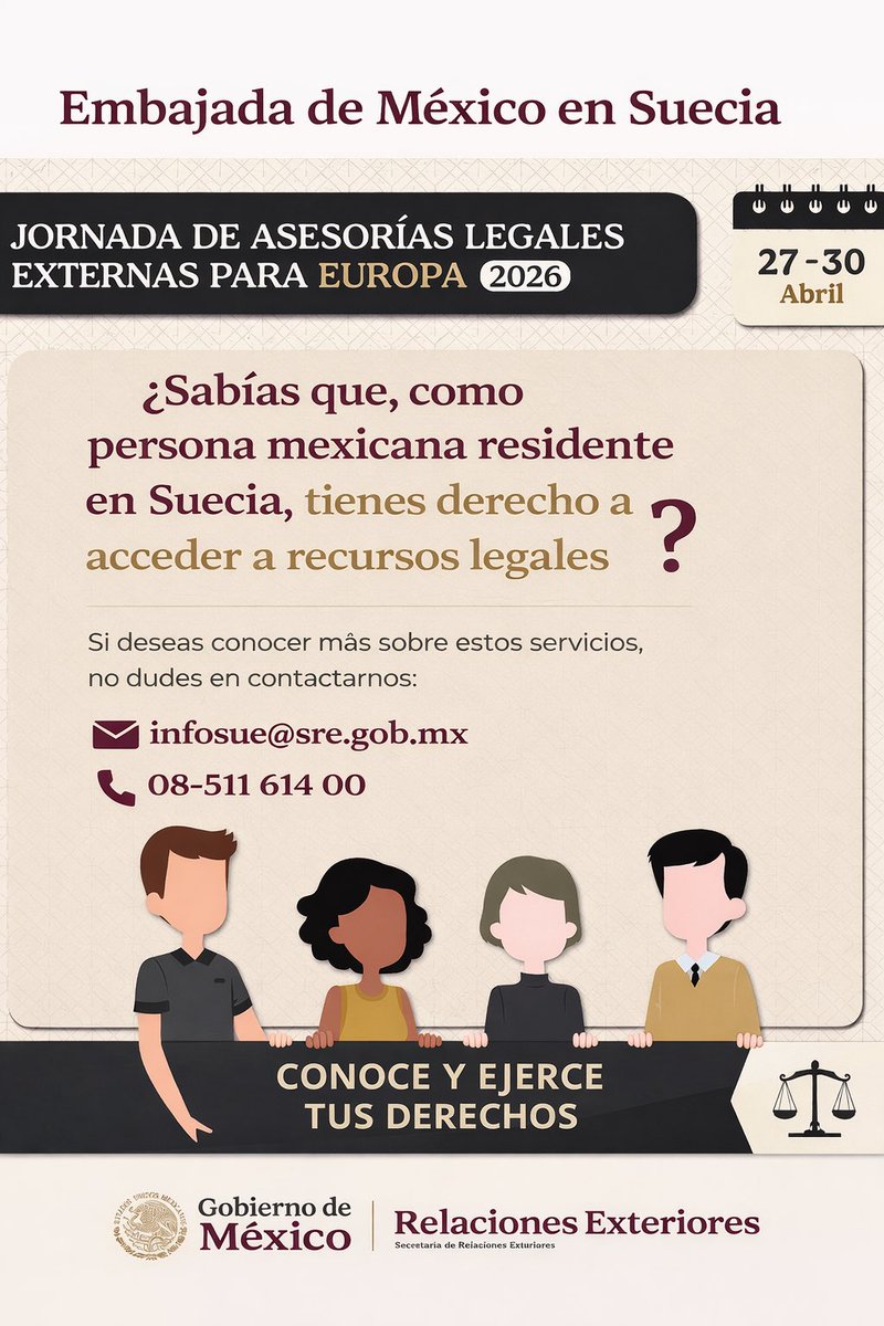 Embajada de México en Suecia tweet media