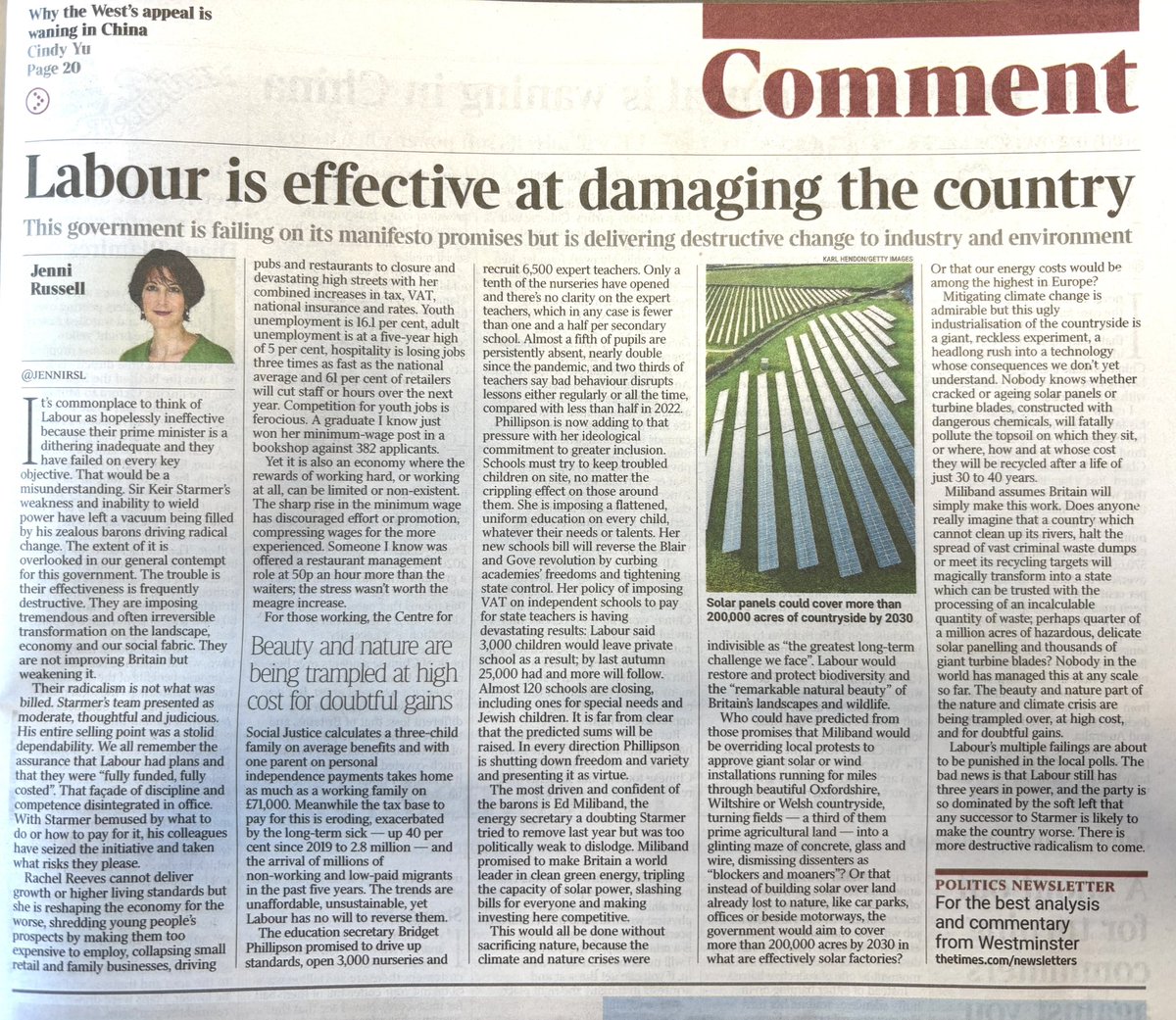 politicsastar's tweet image. A bleak account of Labour successes, which aren’t achievements says @jennirsl

Ed Miliband &amp;amp; Bridget Phillipson have levers to pull and know how to govern – other Minsters, not so much

#KeirStarmer #EdMiliband #Labour #r4today #LVIPolitics