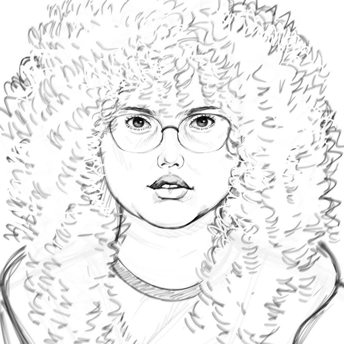 ellydraw's tweet photo. esse tweet me deixou pensativa sobre o que me incomodava nas artes oficiais da maria, e decidi fazer como imagino ela

(não ficou perfeito porque tentei fazer bem rapidinho como forma de estudo 🥹 https://t.co/FQuEqy1mL8