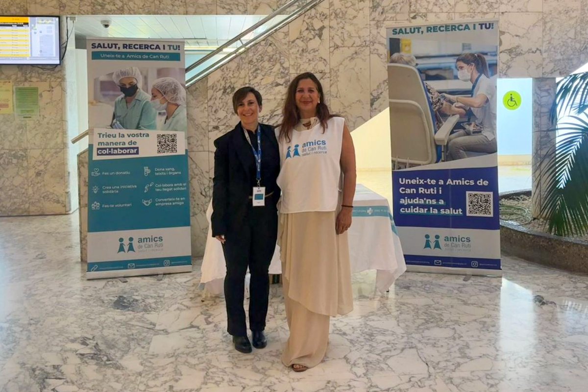 GTRecerca's tweet photo. 👥 Campanya face to face d'#AmicsdeCanRuti al hall de l'@hgermanstrias 

💙 Acosta't i t'explicaran com pots col·laborar amb la recerca del #CampusCanRuti i ajudar a millorar la salut de la comunitat

🗓️ De 8 a 15h, de dilluns a divendres https://t.co/uWI2SR8ozp