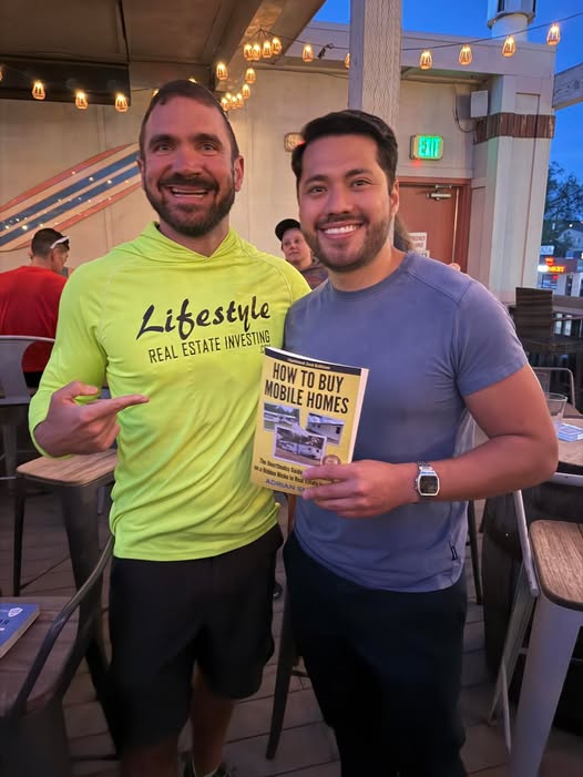 LifestyleREI's tweet image. I love when I meet people reading my book!

Lives are being changed one book at a time!

#lifestylerei #realestateeducation #realestateinvesting #realestateinvesting101 #realestateinvestorlifestyle #realestateinvestingeducation #mobilehomeinvesting #mobilehomeinvestingclass